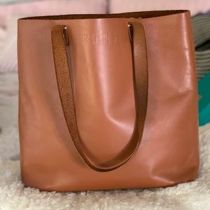 Feed project brown leather Harriet tote